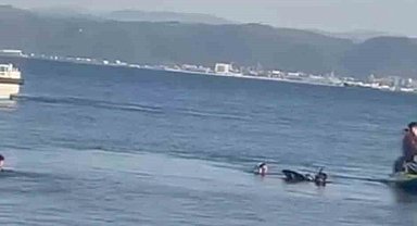 Darıca'da denize giren genç boğulma tehlikesi geçirdi