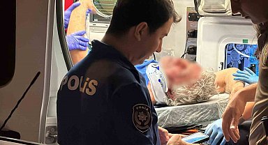 Darp edilen yaşlı adam hastaneye kaldırıldı