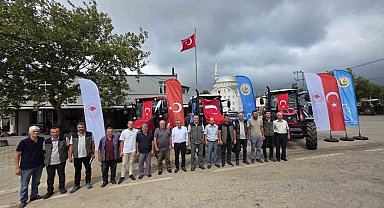 Dedeoba'da ORKÖY desteğiyle 3 traktör hak sahiplerine teslim edildi