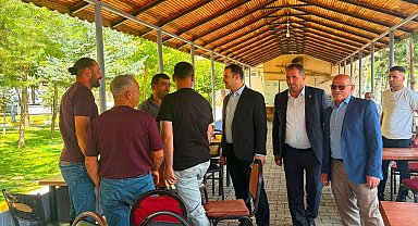 Demirözü Kaymakamı Ahat'ın Gökçedere mesaisi