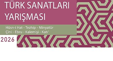 Devlet Türk Sanatları Yarışması'nın 23'üncüsü başlıypr