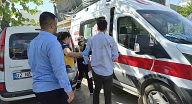 Devrilen motosikletin sürücüsü yaralandı