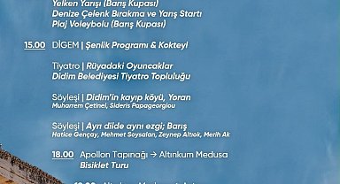 Didim Belediyesi tarafından düzenlenen 31. Didim Barış Şenliği başlıyor
