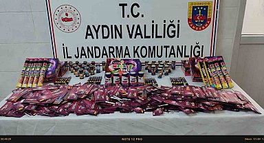 Didim'de işletmede 4 bin 630 adet yanıcı ve yakıcı madde ele geçirildi