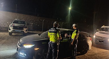 Diyadin'de trafik denetimlerinde 28 araca 260 bin 750 lira ceza