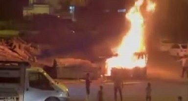 Diyarbakır'da Direkhane Sitesi'nde korkutan yangın