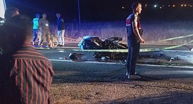 Diyarbakır'da motosiklet iş makinesine arkadan çarptı: 1 ölü
