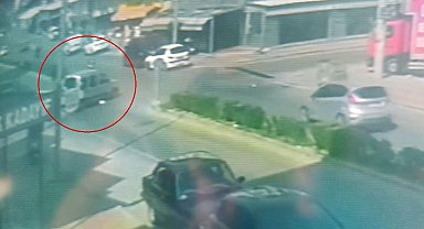 Dönüş için geniş manevra aldı, kaza kaçınılmaz oldu