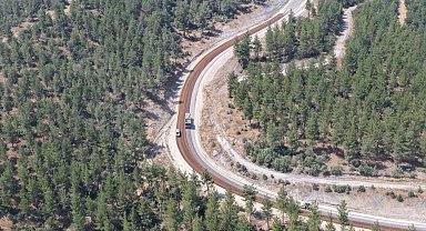 Dursunbey'de Başkan Akın'ın söz verdiği yol tamamlandı