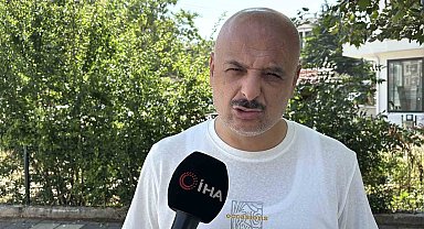 Duyarlı vatandaş TEM'e düşen 1.5 metrelik kütüğü canını tehlikeye atarak yoldan kaldırdı