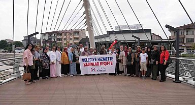 Düzce Belediyesi hizmette, kadınlar keşifte