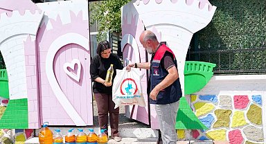 Düzce'de 5 litre atık yağ karşılığında 1 litre yağ hediye