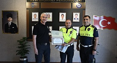 Düzce'de başarılı polisler ödüllendirildi