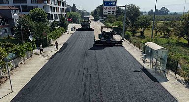 Düzce'de bin 800 metrelik yol yenileniyor