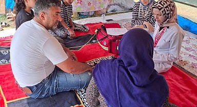 Düzce'de mevsimlik tarım işçilerine sağlık taraması yapıldı