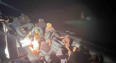 Düzensiz göçmenler mobil kıyı gözetleme aracına yakalandı