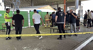 Edirne Otogarı'nda tinerli boya yangını: 2 işçi yaralandı