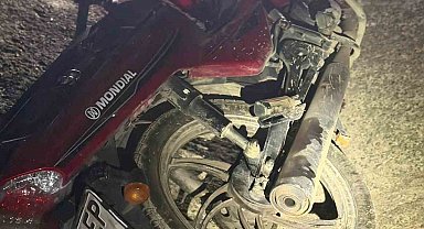 Edirne'de motosiklet devrildi: 1 yaralı