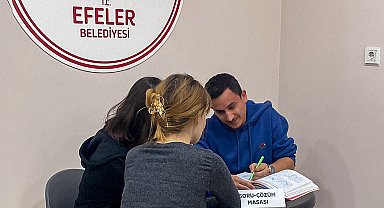 Efeler Belediyesi'nden sınavlar hazırlanan gençlere ücretsiz destek