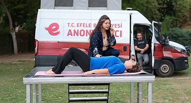 Efeler'de vatandaşlar doğayla iç içe nefes aldı