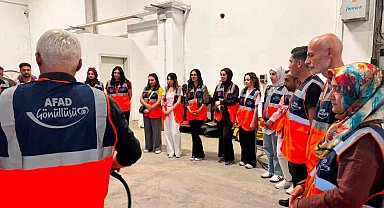 Elazığ'da AFAD gönüllülerine hafif arama ve kurtarma eğitimi