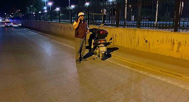 Elektrikli motosikletiyle alkollü yakalandı, 52 bin lira ceza yedi