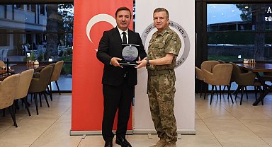 Erzincan'da 3. Ordu Komutanı ve İl Jandarma Komutanı için veda programı düzenlendi