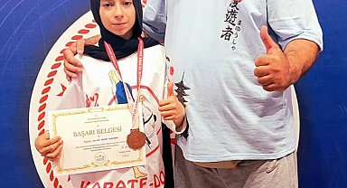 Erzincanlı sporcu Albayrak Türkiye üçüncüsü oldu
