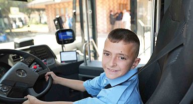 ESHOT, minik Edip'in hayalini gerçeğe dönüştürdü