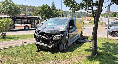 Eskişehir'de korkutan kaza: 2 yaralı