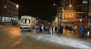 Eskişehir'de motosikletin yayaya çarptığı kazada 2 kişi yaralandı