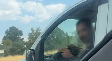 Eskişehir'de trafikteki kavga kamerada