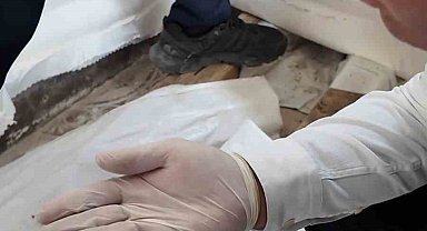 Fare dışkısından ve böcekten geçilmeyen fırındaki dondurucudan paslı keser çıktı