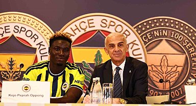 Fenerbahçe, Kojo Peprah Oppong için imza töreni düzenledi