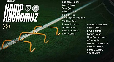 Fenerbahçe'nin Samsunspor maçı kamp kadrosu açıklandı