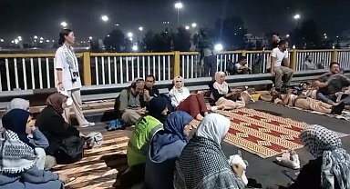Filistin konvoyu Irak sınırında durduruldu