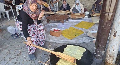 Gemiç mahallesi sakinlerinin geleneksel hale getirdikleri Gözleme Günü