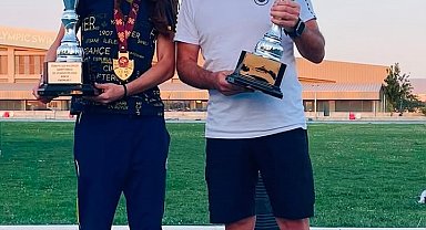 Genç atlet Zülal Gültepe'den Türk atletizm tarihine geçen derece