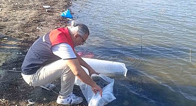 Göletlere 80 bin yavru balık bırakıldı