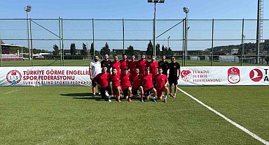 Görme Engelli B1 Milli Takımı, Avrupa Şampiyonası'na Riva'da hazırlanıyor