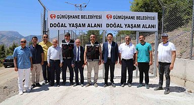 Gümüşhane'de sokak hayvanları için doğal yaşam alanı açıldı