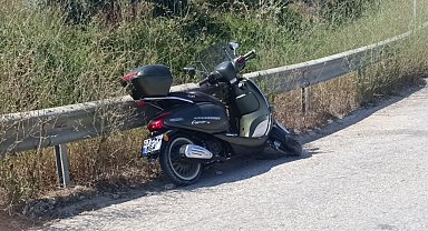Hafif ticari araç ile motosikletin çarpıştığı kazada 1 kişi yaralandı