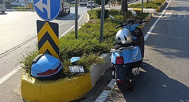Hafif ticari araçla çarpışan motosikletli yaralandı