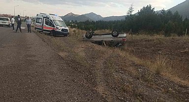 Hastaneden çıktı, dakikalar sonra kaza yaptı