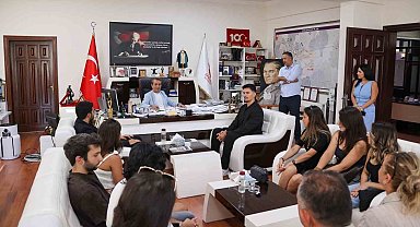 Hayallerine ulaşan gençler Başkan Yetişkin ile buluştu