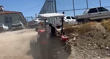 Hayvan otlatma kavgasında can pazarı: Tartıştığı kişilerin üzerine traktör sürdü