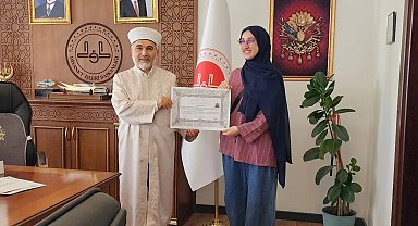 İl Müftülüğünde ihtida merasimi gerçekleştirildi