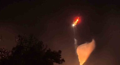 İlk yerli yangın söndürme helikopteri 'Nefes' alevlere nefes aldırmadı