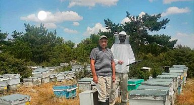 İscehisar'da arılı kovanların tespiti için saha çalışması