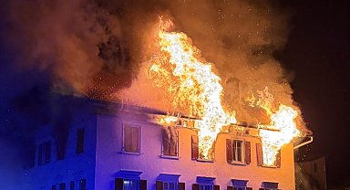 İsviçre'de restoranda yangın: 8 yaralı, 5 kayıp